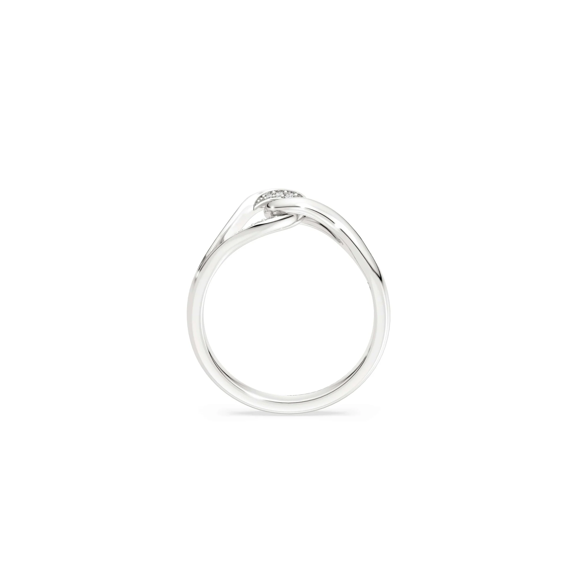 신세계인터넷면세점-스와로브스키-ring-Classica 링, 라운드 컷, 인터로킹, 화이트, 스털링 실버
