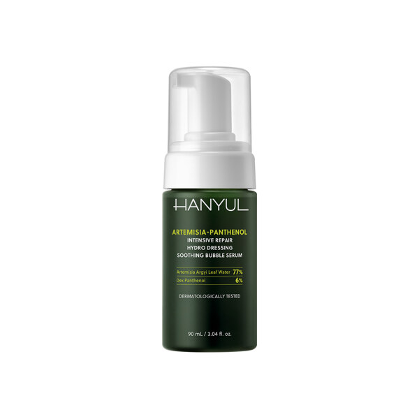 신세계인터넷면세점-한율-FacialCare-쑥판텐 인텐시브 리페어 수분드레싱 진정 버블 세럼 90ml