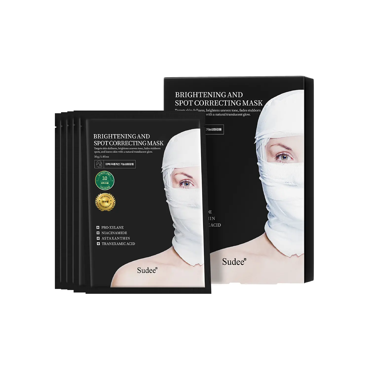 신세계인터넷면세점-수다이-FaceMasksTreatments-수디 브라이트닝 앤 스팟 코렉팅 마스크 30g*5pcs