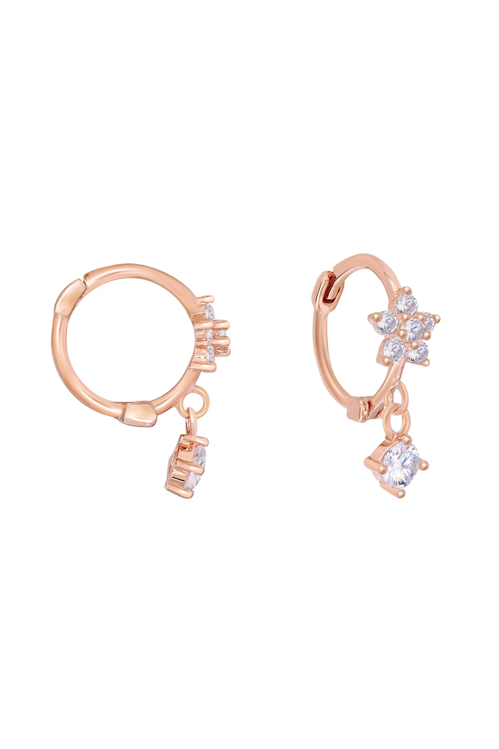 신세계인터넷면세점-헤스티아-earring-스윗 플라워 원터치 실버 귀걸이