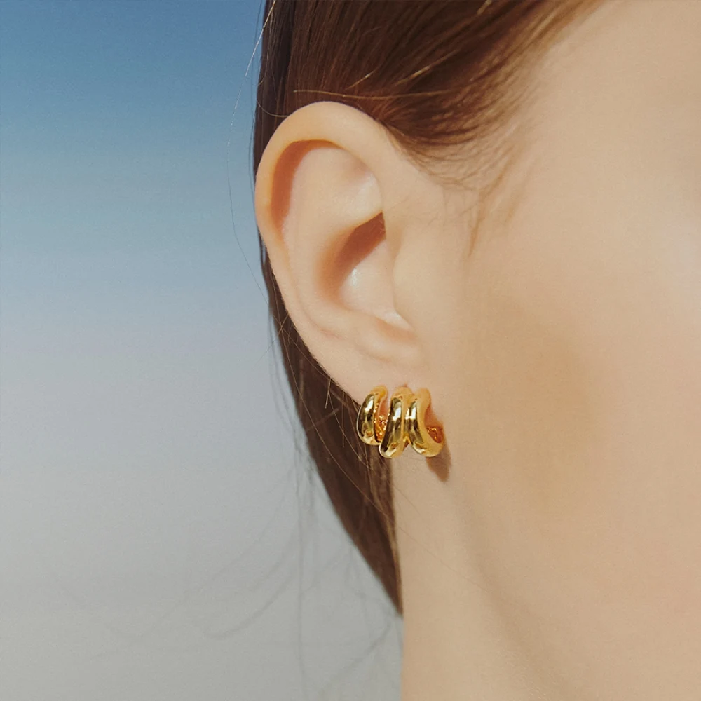 신세계인터넷면세점-헤이-earring-[수지, 태연 착용]lilies earring : Gold