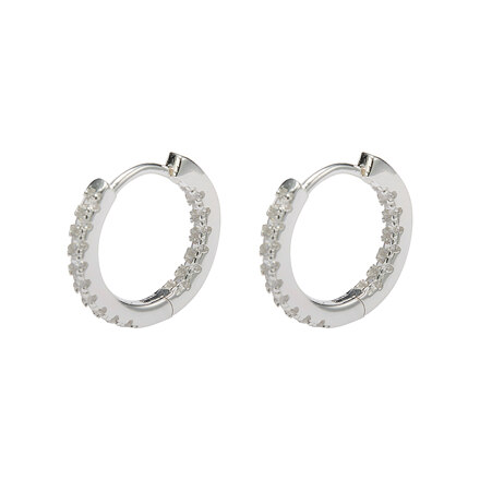 [silver 925] Inside Stone Earring