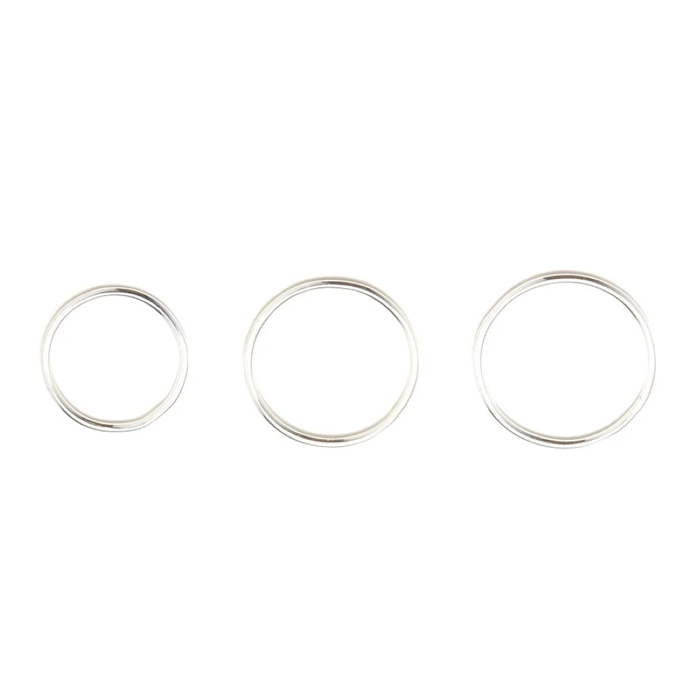 신세계인터넷면세점-헤이-ring-[수지, 에스파 윈터 착용]slim layered 3set ring : White