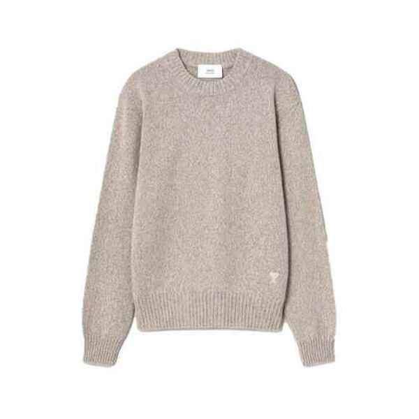 韩际新世界网上免税店-AMI-服饰-(UNISEX) CREWNECK ADC SWEATER HKS127.005 (CHAMPAGNE)