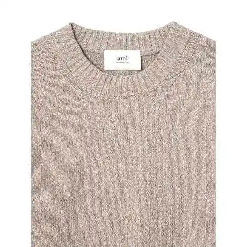 韩际新世界网上免税店-AMI-服饰-(UNISEX) CREWNECK ADC SWEATER HKS127.005 (CHAMPAGNE)