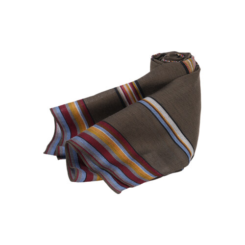 MEN SCARF SIG STRIPE WOVN