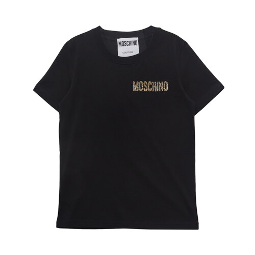 MOSCHINO T-SHIRT BLACK_A070854402555