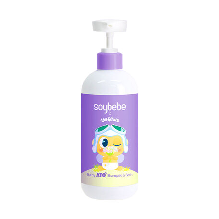 Soybebe Baby Ato Shampoo & Bath 470ml 婴儿洗发和沐浴二合一
