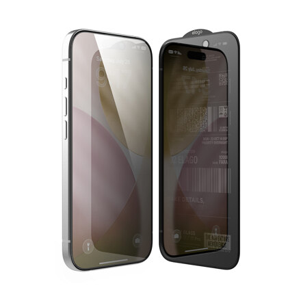 Elago iPhone 17 Pro Full Cover Privacy Tempered Glass Film 1P | 防窥保护膜