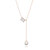 신세계인터넷면세점-해수엘-necklace-SILVER DROP CUBIC PEARL NECKLACE (RG)