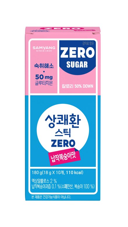 상쾌환 스틱 제로 납작복숭아맛 10입