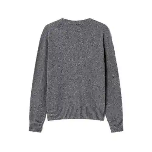 韩际新世界网上免税店-AMI-服饰-(UNISEX) CARDIGAN ADC SWEATER HKC127.005 (HEATHER GREY)