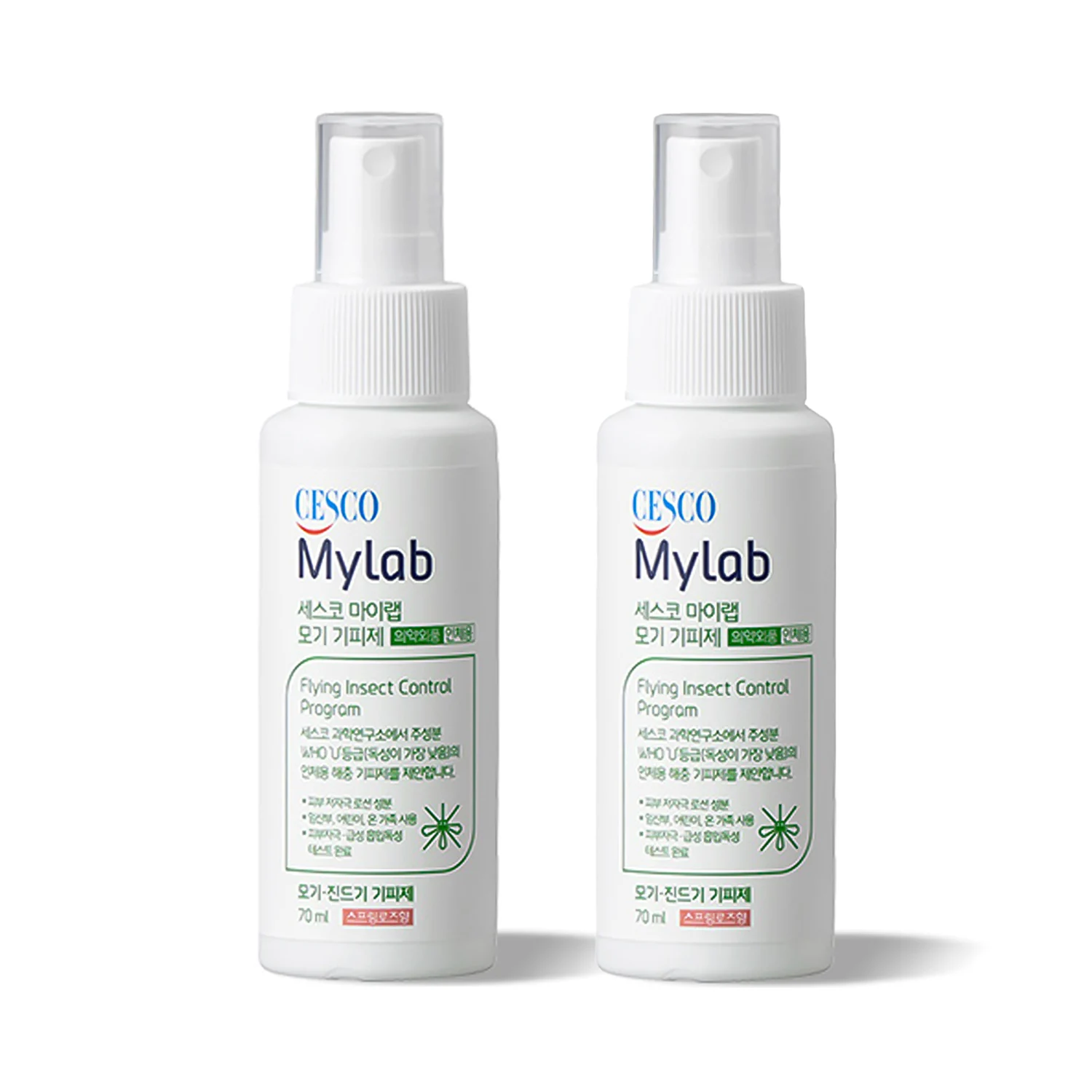 신세계인터넷면세점-세스코-BodyCare-모기 진드기 기피제, 스프레이 타입 70ml x 2개