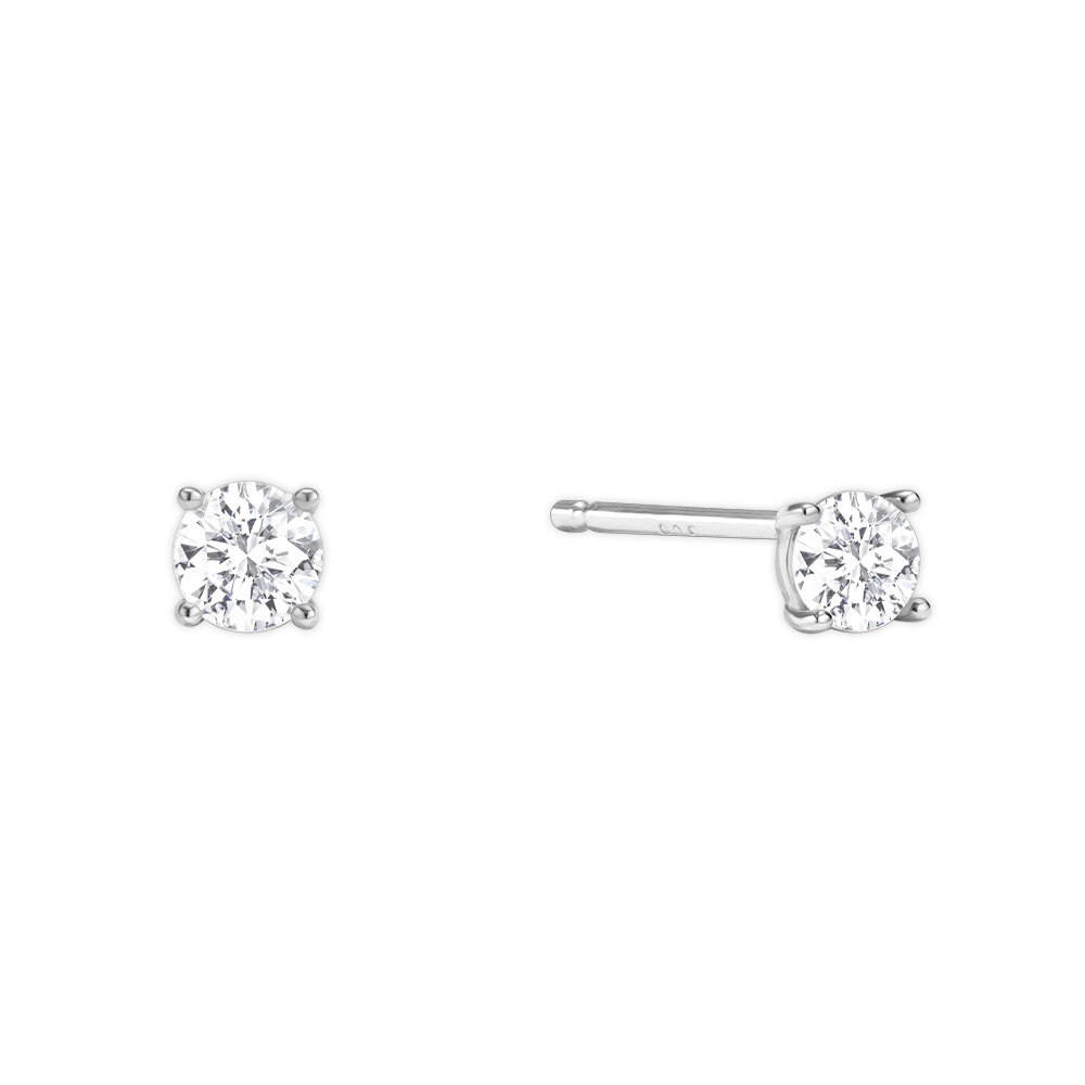 Deux.silver.171 / simple dew earring (3mm)