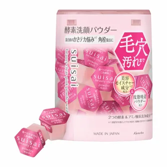 SUISAI BEAUTY CLEAR PINK POWDER WASH