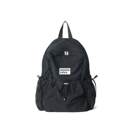 mini ver. Ribbon pocket backpack_Black