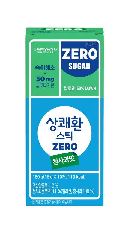 상쾌환 스틱 제로 청사과맛 10입
