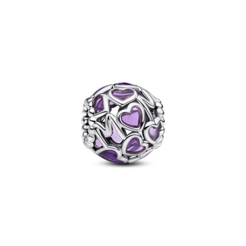 Openwork Heart Mom Charm / 吊坠