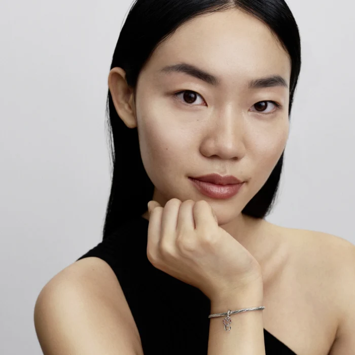 신세계인터넷면세점-판도라-bracelet-커넥티드 하트 & 레드 스톤즈 댕글 참