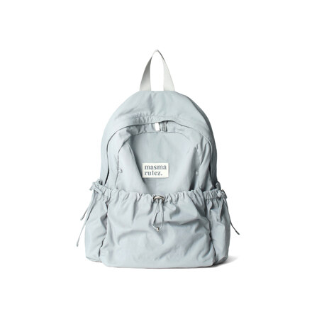 mini ver. Ribbon pocket backpack_Fog blue