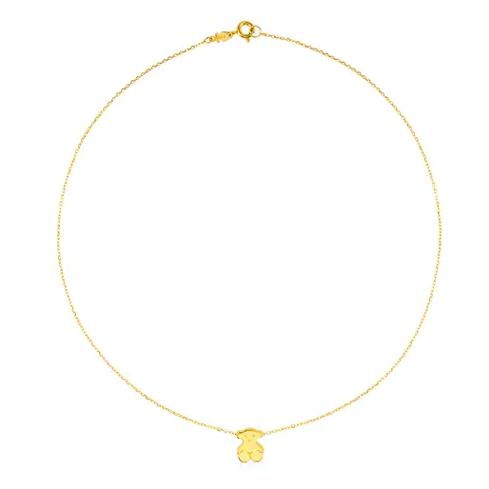 신세계인터넷면세점-토스-necklace-Sweet Dolls bear motif gold necklace