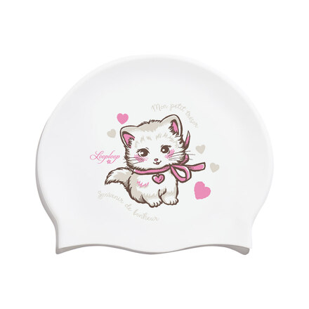 DREAMY KITTY SILICONE 泳帽 WHITE One size
