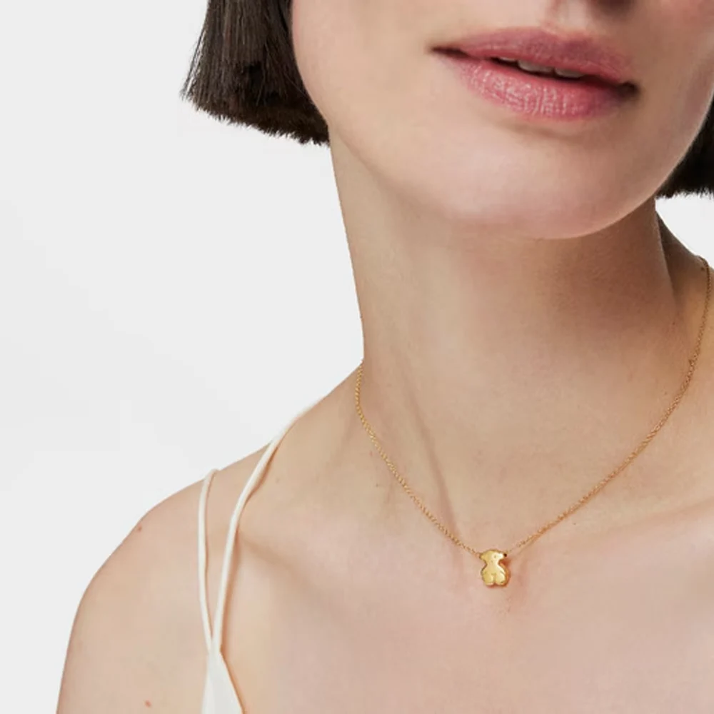 신세계인터넷면세점-토스-necklace-Sweet Dolls bear motif gold necklace