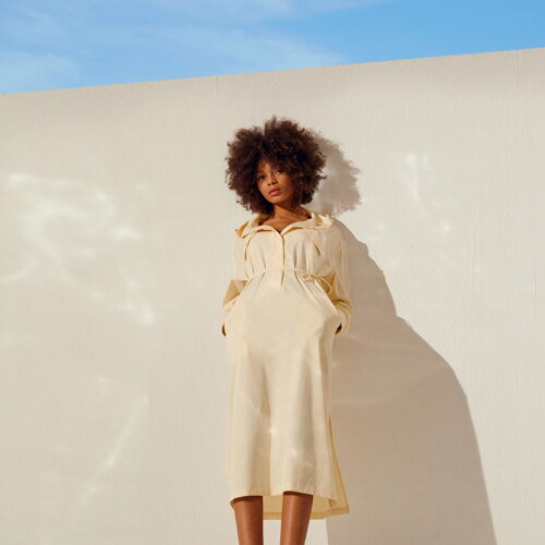 韩际新世界网上免税店-SURFEA-SWIMWEAR-UTILITY HOODIE DRESS_YELLOW FREE