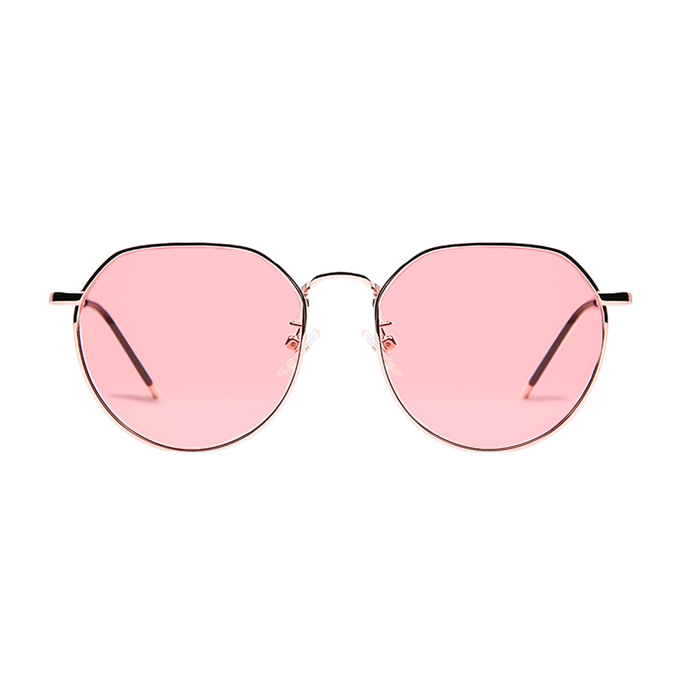 SEVENTEEN 净汉,圆佑,炫雅同款] ZOE C6, Pink Lens + Rosegold Frame