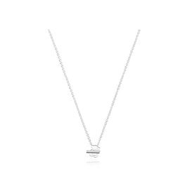 Short silver bear Necklace I-Bear
