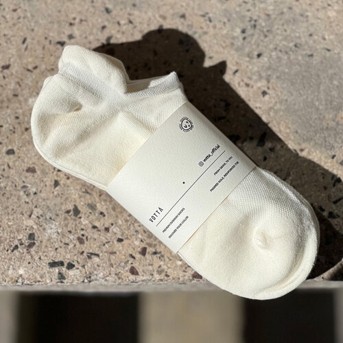 韩际新世界网上免税店-VOTTA-时尚配饰-Cushion Sneakers, 2 pairs - Ivory [size M]
