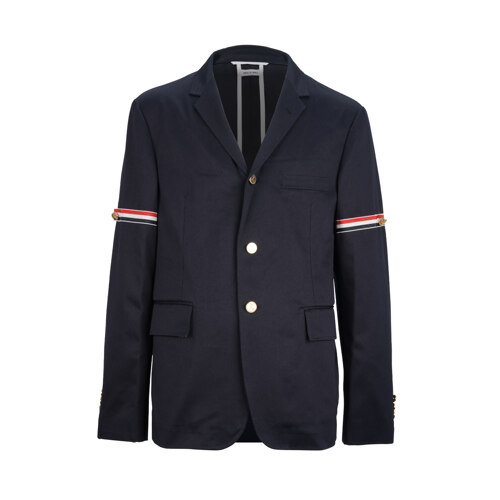 GROSGRAIN ARMBAND UNCONSTRUCTED CLASSIC SPORT COAT