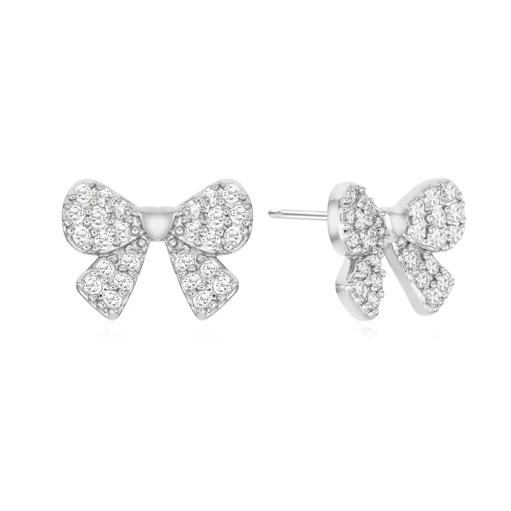 신세계인터넷면세점-앵브록스-earring-merry ribbon cubic earring silver