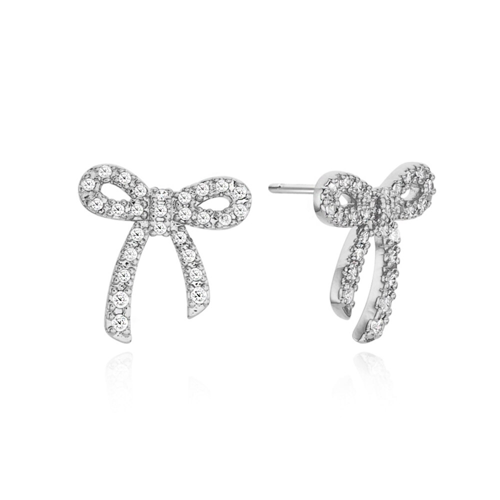 ■ENGBROX■ joyful ribbon cubic earring EBEA23057 flow cubic earring - ENGBROX | 60% - Asian Fashion Online Store