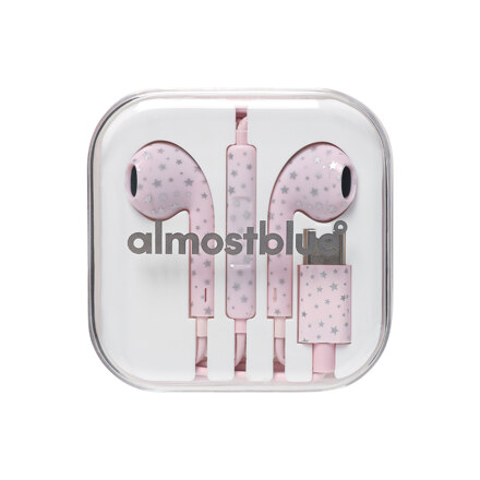 SNOW EARPHONES / Snow Earphones Milky Way Pink C-type
