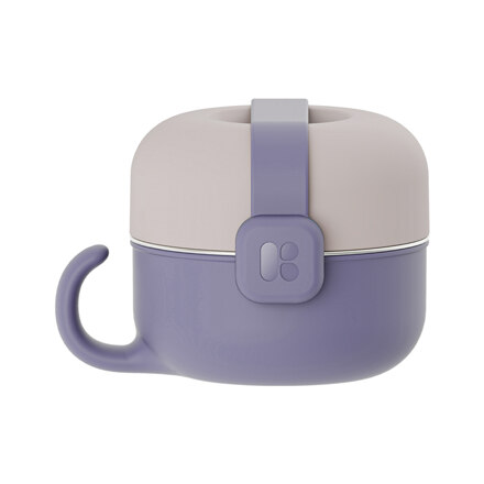Mother-K HUG STAINLESS FEEDING SET 不锈钢餐具套装 Purple Blue