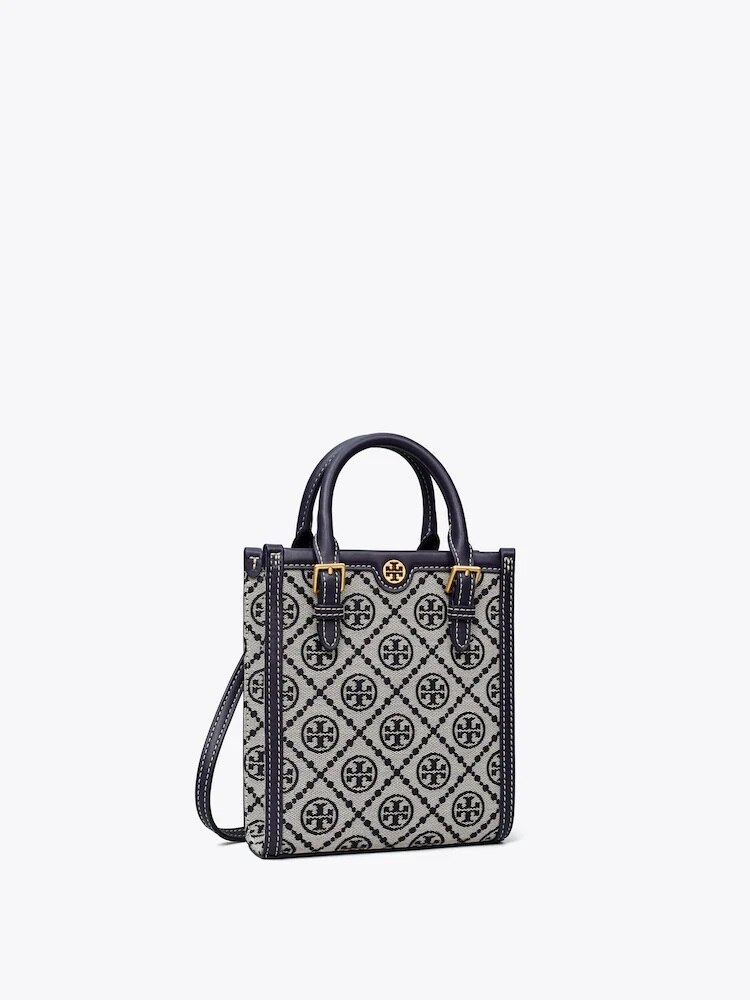 T Monogram Mini N/S Tote