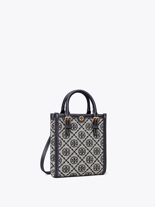T Monogram Mini N/S Tote