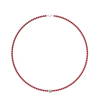 agate tomato necklace
