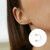 신세계인터넷면세점-멕코이-earring-14k U curve two ball piercing earring 3mm (1EA)