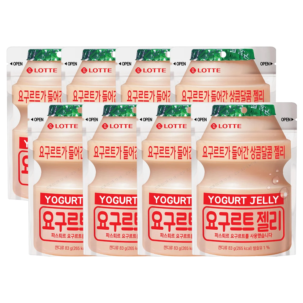 신세계인터넷면세점-바프-Chocolate-Sweets-롯데 요구르트젤리 (83g×8봉)