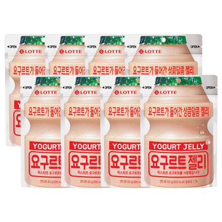 LOTTE Yogurt Jelly 乳酸菌果冻 8pcs