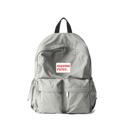 Two pocket daily backpack_Gray