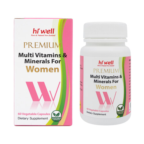 프리미엄 멀티비타민 & 미네랄 여성용 (60캡슐, 2개월분)