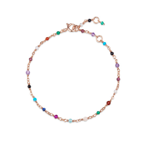 NATURAL MULTI STONE BLACELET