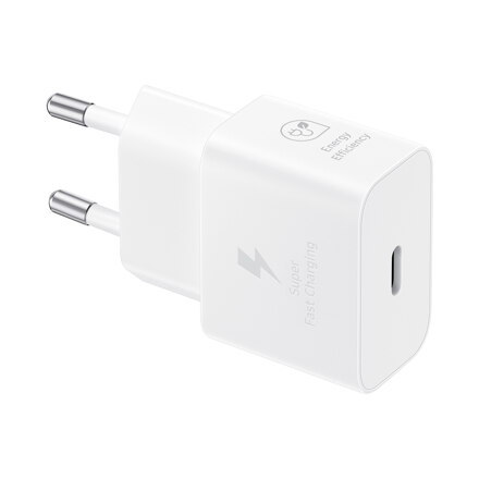 三星电子 25W PD 节电充电器 (包括USB C to C 数据线) 白色