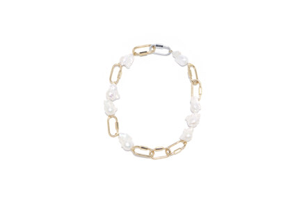 Pygmalion Pearl Bold Chain Necklace