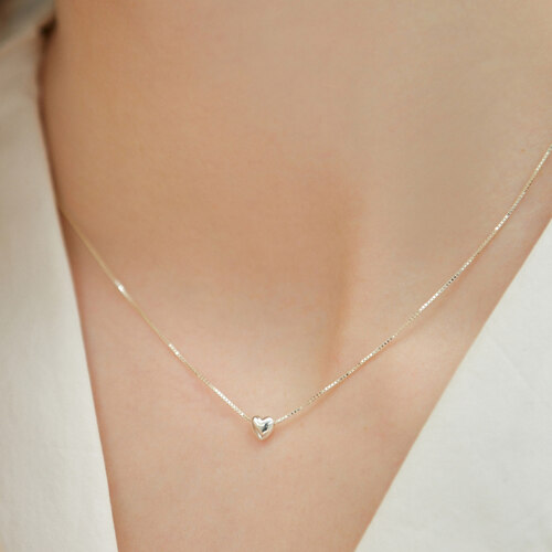 [에이핑크 오하영착용]petit heart necklace