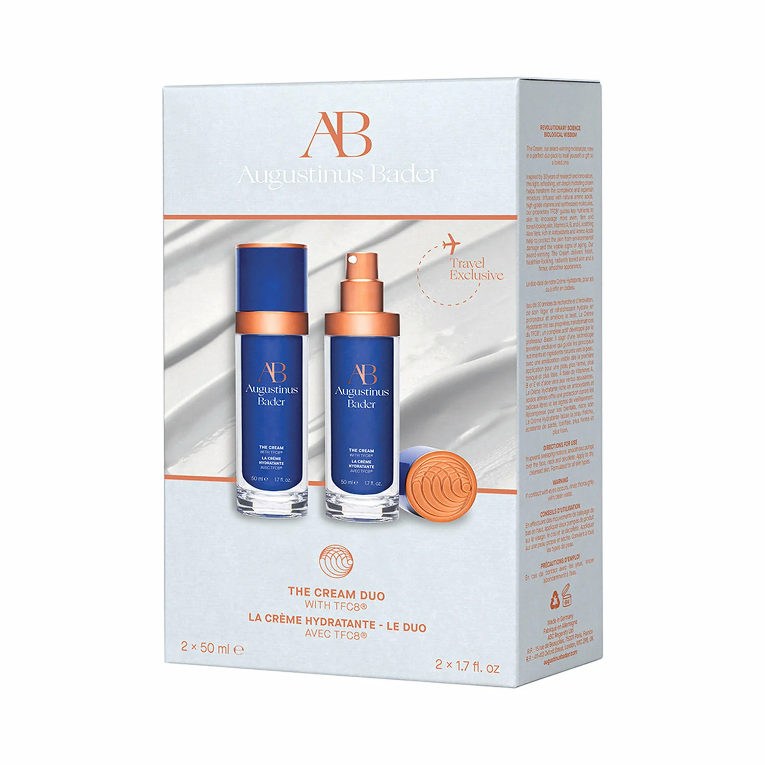 신세계인터넷면세점-아우구스티누스 바더-FacialCare-더 크림 듀오 50ML X 2