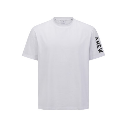 男士 SOLID ROUND SHORT SLEEVE T-SHIRT_WH_L